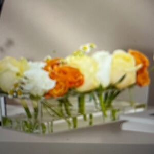 Acrylic flower vase, Clear Decor Floral Centerpiece, Wedding Centerpiece, Shower